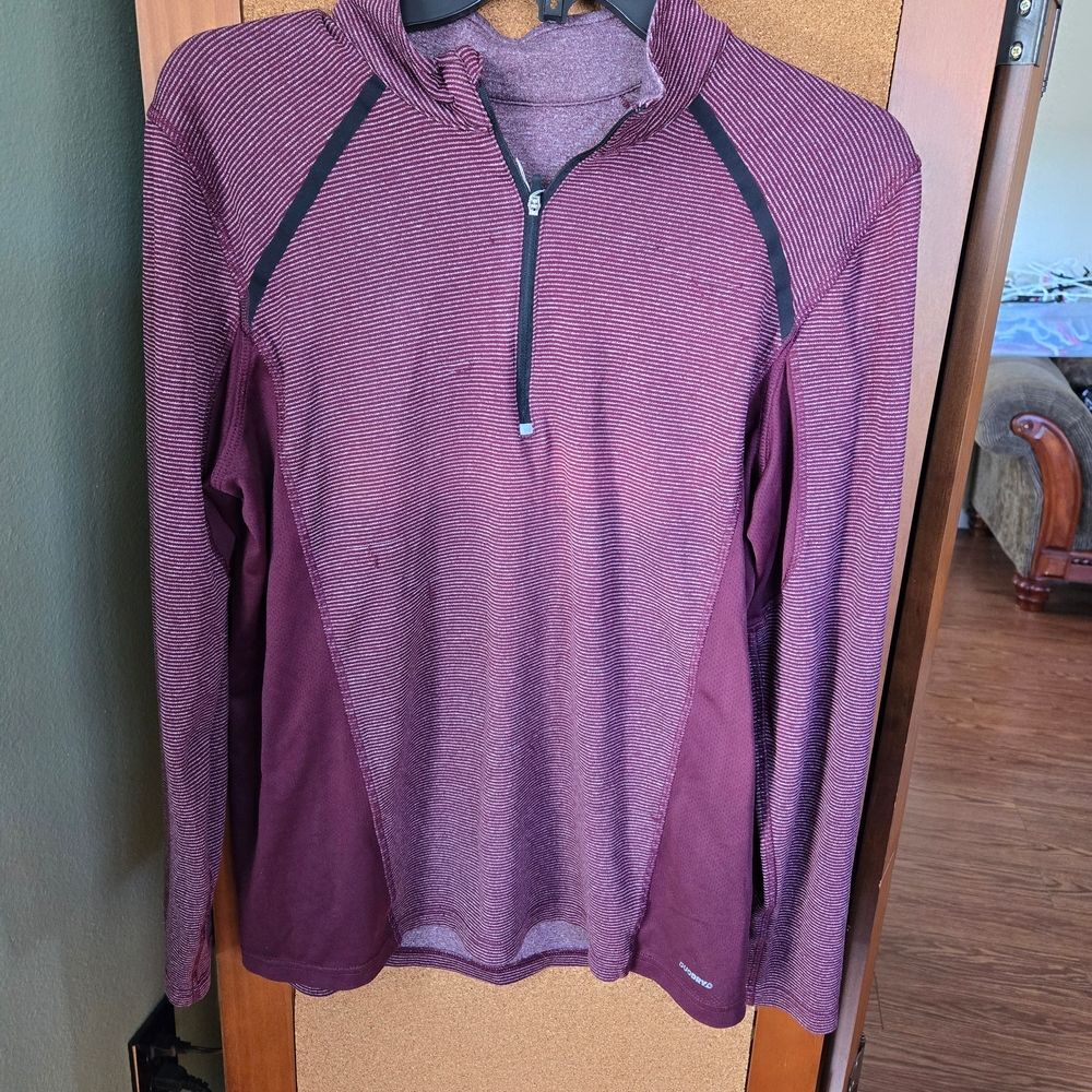 Champion Maroon and Black Women's Jacket